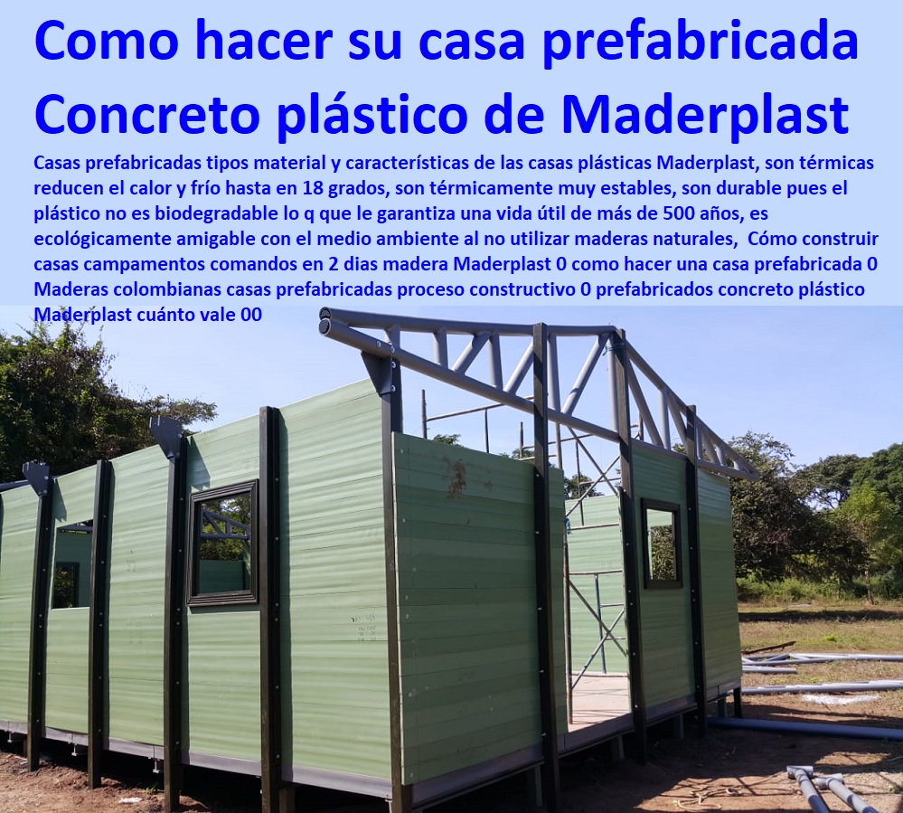 Cómo construir casas campamentos comandos en 2 dias madera Maderplast 0 como hacer una casa prefabricada 0 Maderas colombianas casas prefabricadas proceso constructivo 0 prefabricados concreto plástico Maderplast cuánto vale 00 Cómo construir casas campamentos comandos en 2 dias madera Maderplast 0 como hacer una casa prefabricada 0 Maderas colombianas casas prefabricadas proceso constructivo 0 prefabricados concreto plástico Maderplast cuánto vale 00